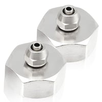Silkwish adapter za priključak vode za hladnjak, poniklani mesing, 3/4" - 1/4" - 2 kom. 2
