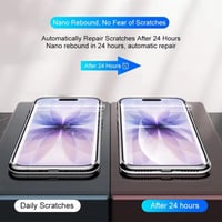 Silsewip iPhone 17 Pro Max Hydrogel Képernyővédő 2db, Érzékeny Érintés, Rugalmas TPU HD 3