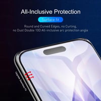 Silsewip iPhone 17 Pro Max Hydrogel Képernyővédő 2db, Érzékeny Érintés, Rugalmas TPU HD 4