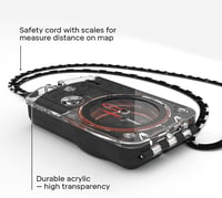 Silva Compass 4 Navigációs Iránytű Katonai Túrázáshoz - Forgatható Ház Tükörrel - 1:25k 1:50k Térképskála - Foszforeszkáló Könnyű 8