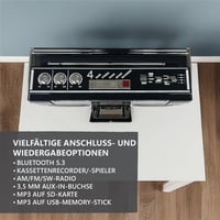 Silva Schneider PCR 1980 BT retro kazettás magnó Bluetooth-tal 3