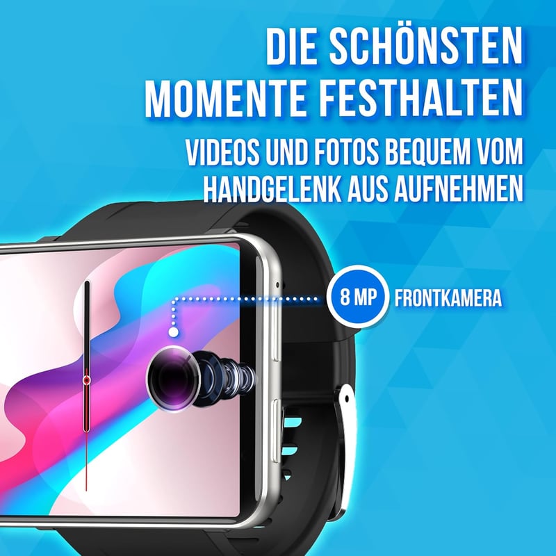 Silvergear Smartwatch XL 2.4" Érintőképernyő | Fitness Óra Szívritmus Monitorral