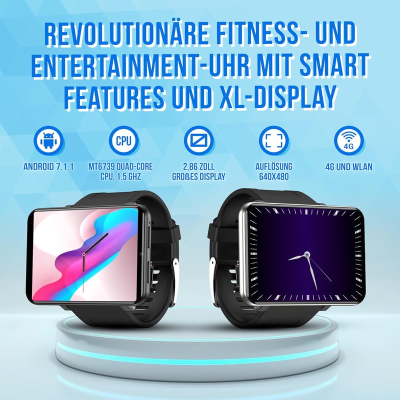 Silvergear Smartwatch XL 2.4" Érintőképernyő | Fitness Óra Szívritmus Monitorral
