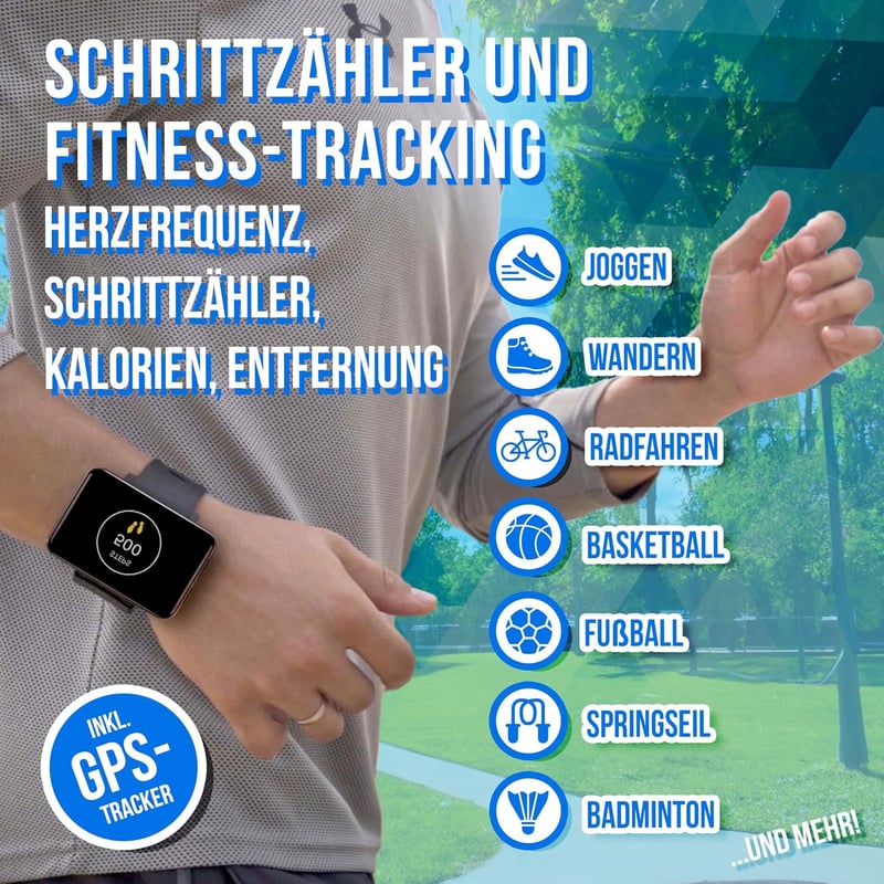 Silvergear Smartwatch XL 2.4" Érintőképernyő | Fitness Óra Szívritmus Monitorral
