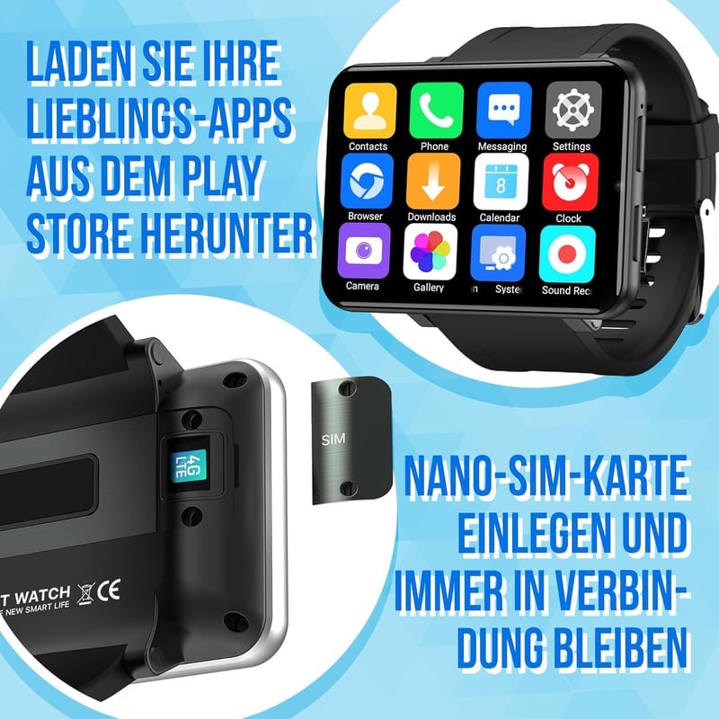 Silvergear Smartwatch XL 2.4" Érintőképernyő | Fitness Óra Szívritmus Monitorral