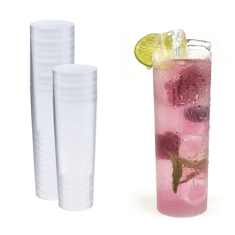 Silverkitchen 16 komada čaša za duga pića 300 ml - Plastične čaše, višekratne, nelomljive, proizvedene u Njemačkoj