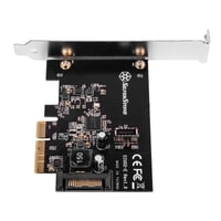 Placă de extensie SilverStone SST-ECU02-E SuperSpeed USB 3.1 Gen2 PCIe 2.0 x2 - 16 Gbps, Low Profile, USB 3.2 Dual intern 7
