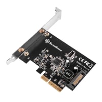 Placă de extensie SilverStone SST-ECU02-E SuperSpeed USB 3.1 Gen2 PCIe 2.0 x2 - 16 Gbps, Low Profile, USB 3.2 Dual intern 3