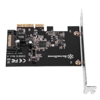 Placă de extensie SilverStone SST-ECU02-E SuperSpeed USB 3.1 Gen2 PCIe 2.0 x2 - 16 Gbps, Low Profile, USB 3.2 Dual intern 5