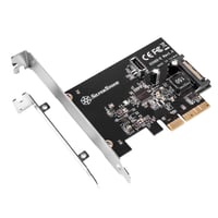 Placă de extensie SilverStone SST-ECU02-E SuperSpeed USB 3.1 Gen2 PCIe 2.0 x2 - 16 Gbps, Low Profile, USB 3.2 Dual intern 1