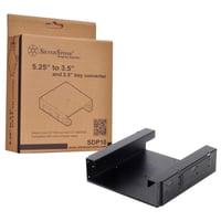 Montážny rám SilverStone SST-SDP10B do 5,25-palcovej pozície pre 1x 3,5-palcový a 2x 2,5-palcový HDD/SSD disk 3
