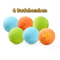 Simba Baff Bombz Dino Surprise šumivé bomby do kúpeľa, 6 ks – s figúrkou dinosaura Glibbi, 3 farby, 100 g, od 3 rokov 2