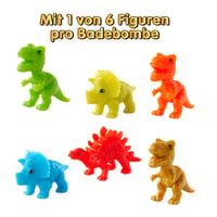 Simba Baff Bombz Dino Surprise šumivé bomby do kúpeľa, 6 ks – s figúrkou dinosaura Glibbi, 3 farby, 100 g, od 3 rokov 3