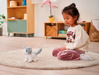 Simba PetZoo Kitty hangos plüss kisállat játék - 19 cm - 3 éves kortól 5