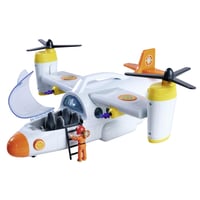 Simba Sam vatrogasni zrakoplov za spašavanje 42 cm - Igračka avion sa svjetlom i zvukom, figurom i konjem - Igračka za djecu od 3 godine. 2