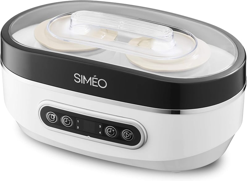 Simeo YVA640 joghurtkészítő 20W kerámia edényekkel és üvegtartályokkal