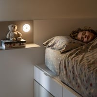 Lampă LED Simon cu port USB și senzor de mișcare rotund, lumină de noapte 6