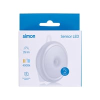 Lampă LED Simon cu port USB și senzor de mișcare rotund, lumină de noapte 8
