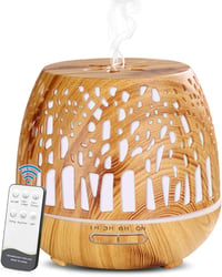Simpeak 400ml ultrahangos aromadiffúzor LED világítással és távirányítóval 1