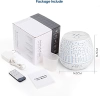 Simpeak 400ml ultrahangos aromadiffúzor LED világítással és távirányítóval 7