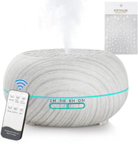 Simpeak 550ml Ultrahangos Aroma Diffúzor Fa Dizájnnal, Távirányítóval és Párásítóval 1