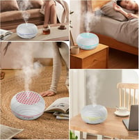 Simpeak 550ml Ultrahangos Aroma Diffúzor Fa Dizájnnal, Távirányítóval és Párásítóval 8