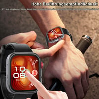 Folie de protecție ecran Simpeak pentru ceas inteligent Huawei Watch Fit 4 Pro, 5 bucăți folie din sticlă securizată HD, duritate 9H, rezistentă la zgârieturi și apă 2