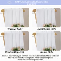 Perdele din in stil Boho, semi-transparente, cu inele, set de 2 bucăți, aspect de in, pentru dormitor, montare fără găurire, 229x140 cm 4