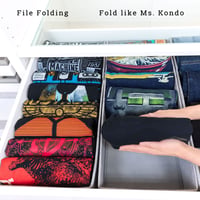 Organizér SIMPLE JOY PAX100 FileFolding Box do šatníka IKEA PAX, vložka do zásuvky, súprava 4 ks, dokonalé prispôsobenie 4