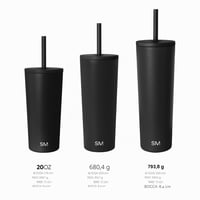 Termoska z nehrdzavejúcej ocele Simple Modern Classic so slamkou a viečkom | 830 ml | Winter White | opakovane použiteľný cestovný hrnček pre ženy 3