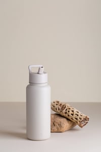 Izolovaná oceľová športová fľaša so slamkou Simple Modern Summit - Almond Birch - 950 ml 2