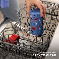 Detská nerezová termoska so slamkou Simple Modern 415 ml, izolovaný pohár pre chlapcov a dievčatá, motív Wheels Up Summit 5