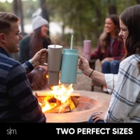 Termos Simple Modern Trek cu pai și mâner, 1480 ml, Almond Birch - Sticlă de apă izolată din oțel inoxidabil pentru femei și bărbați 9