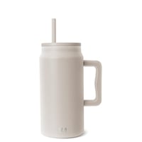 Termos Simple Modern Trek cu pai și mâner, 1480 ml, Almond Birch - Sticlă de apă izolată din oțel inoxidabil pentru femei și bărbați 1