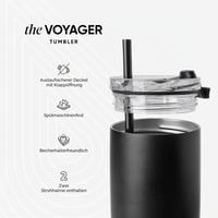 Termohrnček Simple Modern Voyager 470 ml – Nerezový cestovný hrnček s vyklápacím viečkom, Lavender Mist, termo hrnček na kávu pre ženy aj mužov 3