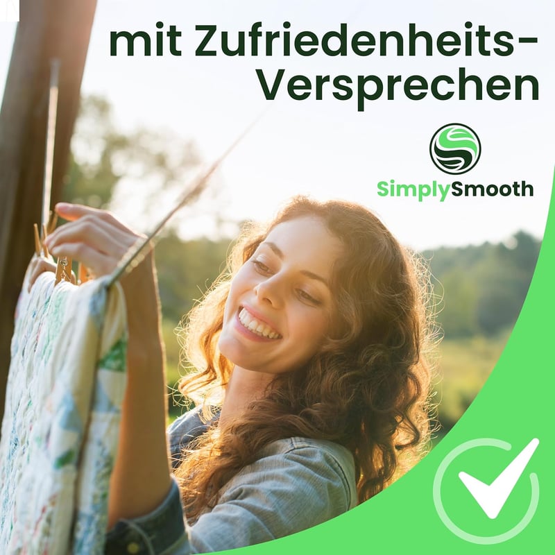 SimplySmooth 100% pamut csipesz tároló táska max 100 db ruhacsipeszhez extra nagy karabinerrel és zárható fedéllel