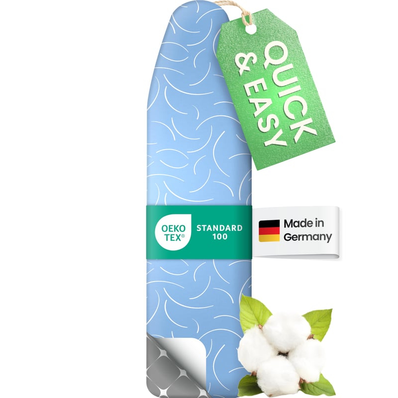 SimplySmooth Premium navlaka za dasku za glačanje, Oeko-Tex 100, XXL - 150x50 cm
