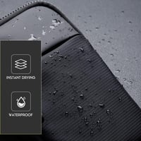 Simptech futó övtáska telefontartóval, vízálló crossbody táska futáshoz 4