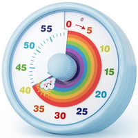SIMQELLI Vizualni timer za djecu – 60-minutni odbrojavač za upravljanje vremenom 1