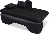 Sinbide Autós Felfújható Matrac - Szürke PVC Kempingágy Elektromos Pumpával, Túrázáshoz, Családi Kiránduláshoz, 200x40x30 cm 3