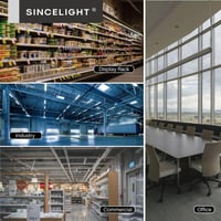 SINCELIGHT 36W LED Lámpa 120cm Semleges Fehér 4000K Konyha Fürdőszoba Garázs Irodai Világítás 6