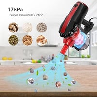 SINCHEREU Vezetékes Porszívó 600W 17 KPa HEPA Szűrővel Kemény Padlóhoz 3