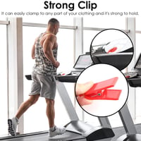 Cheie de siguranță pentru bandă de alergat SinChic, blocare și întrerupător de siguranță magnetic universal pentru bandă de alergat, accesoriu pentru oprire de urgență, roșu, mărimea L, 3,1 cm 3
