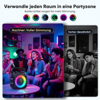 Singingmate Karaoke Gép 2 Vezeték Nélküli Mikrofonnal Bluetooth Hangszóróval 3