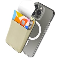 Portofel magnetic pentru carduri Sinjimoru M-Flap cu MagSafe, suport carduri antiderapant pentru seria iPhone 16 15 14 13 12, negru 1