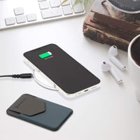 Portofel magnetic pentru carduri Sinjimoru M-Flap cu MagSafe, suport carduri antiderapant pentru seria iPhone 16 15 14 13 12, negru 5