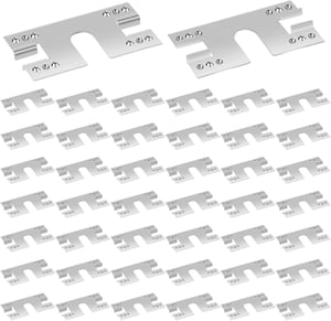 Sinmoe nerezová uzemňovacia svorka na solárne panely 28x50 mm - 50 ks