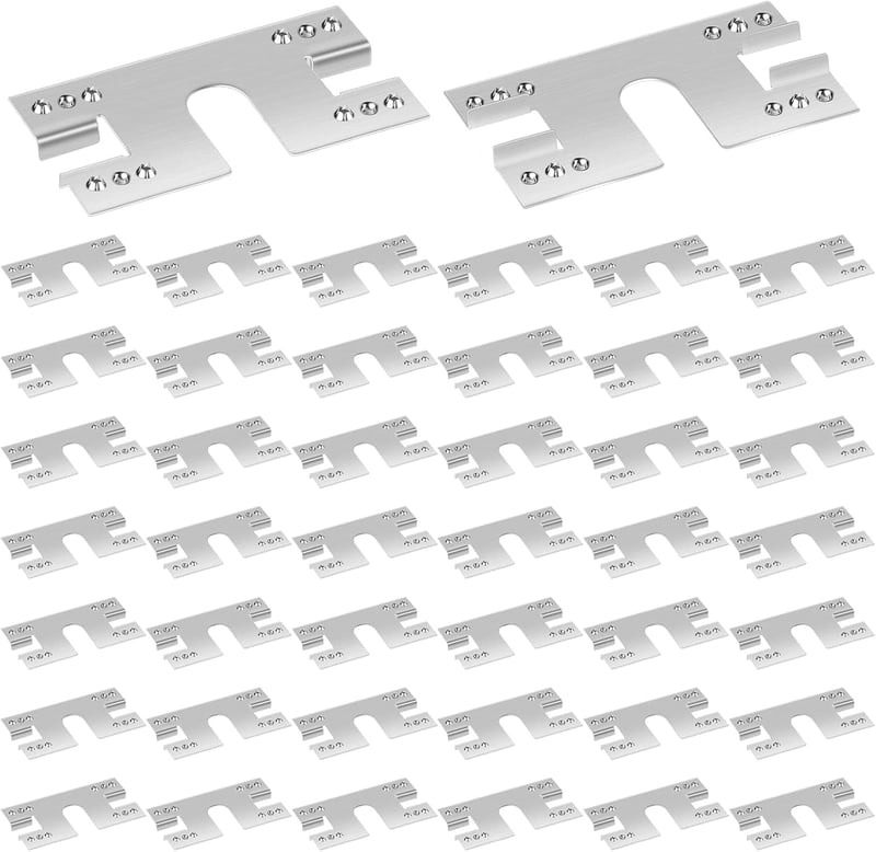 Sinmoe 50db Rozsdamentes Acél Napelem Föld Rögzítő Bilincs 28x50mm Fotovoltaikus Rendszer