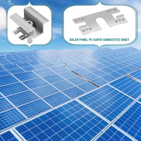 Sinmoe 50db Rozsdamentes Acél Napelem Föld Rögzítő Bilincs 28x50mm Fotovoltaikus Rendszer 5
