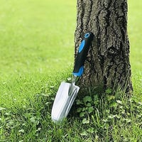 Sinoer Hajlításálló Kerti Ásó - Erős Alumínium Lapát 30cm x 7,5cm Ergonomikus Gumírozott Csúszásmentes Nyéllel, Összecsukható Ültetéshez, Át 3